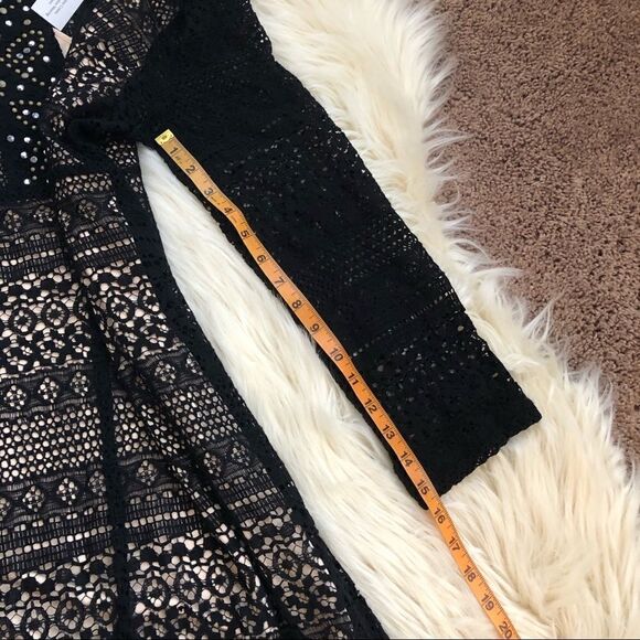 Colleen Lopez mesh lace floor length dress size 2 - Picture 8 of 8